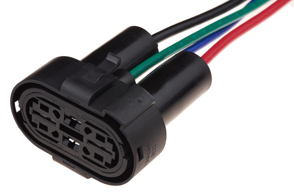 Роз'єм конектор с проводом, 4-кон., Вентил, Охлаждения Радіатора, 1H0973204, VAG Германия, Audi, Bugatti, Porsche, Seat, Skoda Київ - фото 1