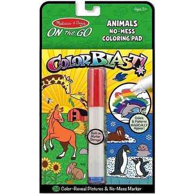 Набор для творчества Melissa&Doug Волшебная раскраска с маркером Животные (MD5502) Винница