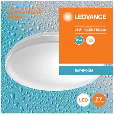 Светильник LEDVANCE CEILING ROUND 325 24W 840 IP44 (4099854105913) Винница