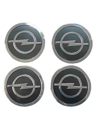 Наклейки на ковпаки Opel чорні, діам. 90мм Вінниця