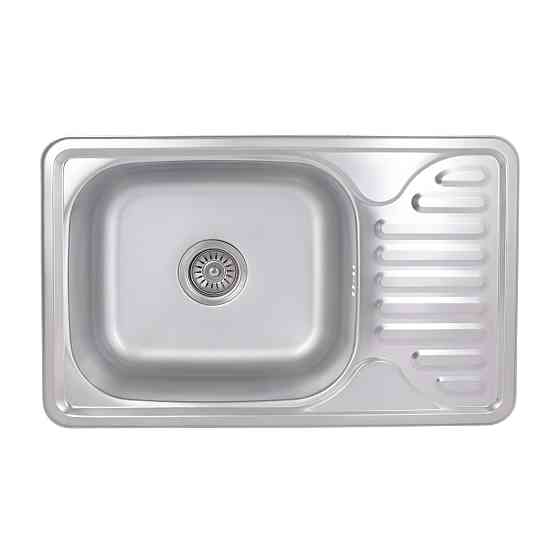 Кухонная мойка Brinex 6642 0,8 мм Satin (BRIN6642SAT08) Киев