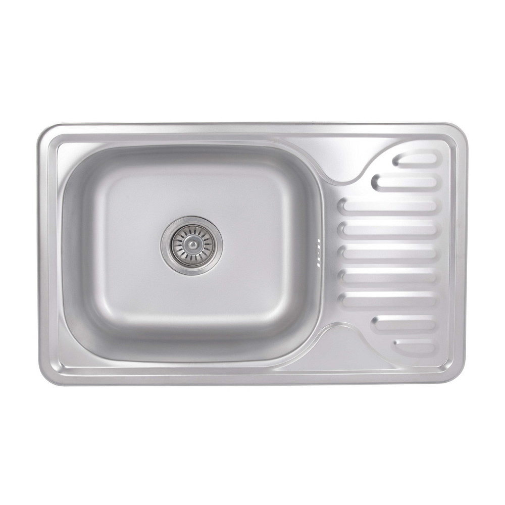 Кухонная мойка Brinex 6642 0,8 мм Satin (BRIN6642SAT08) Киев - изображение 1