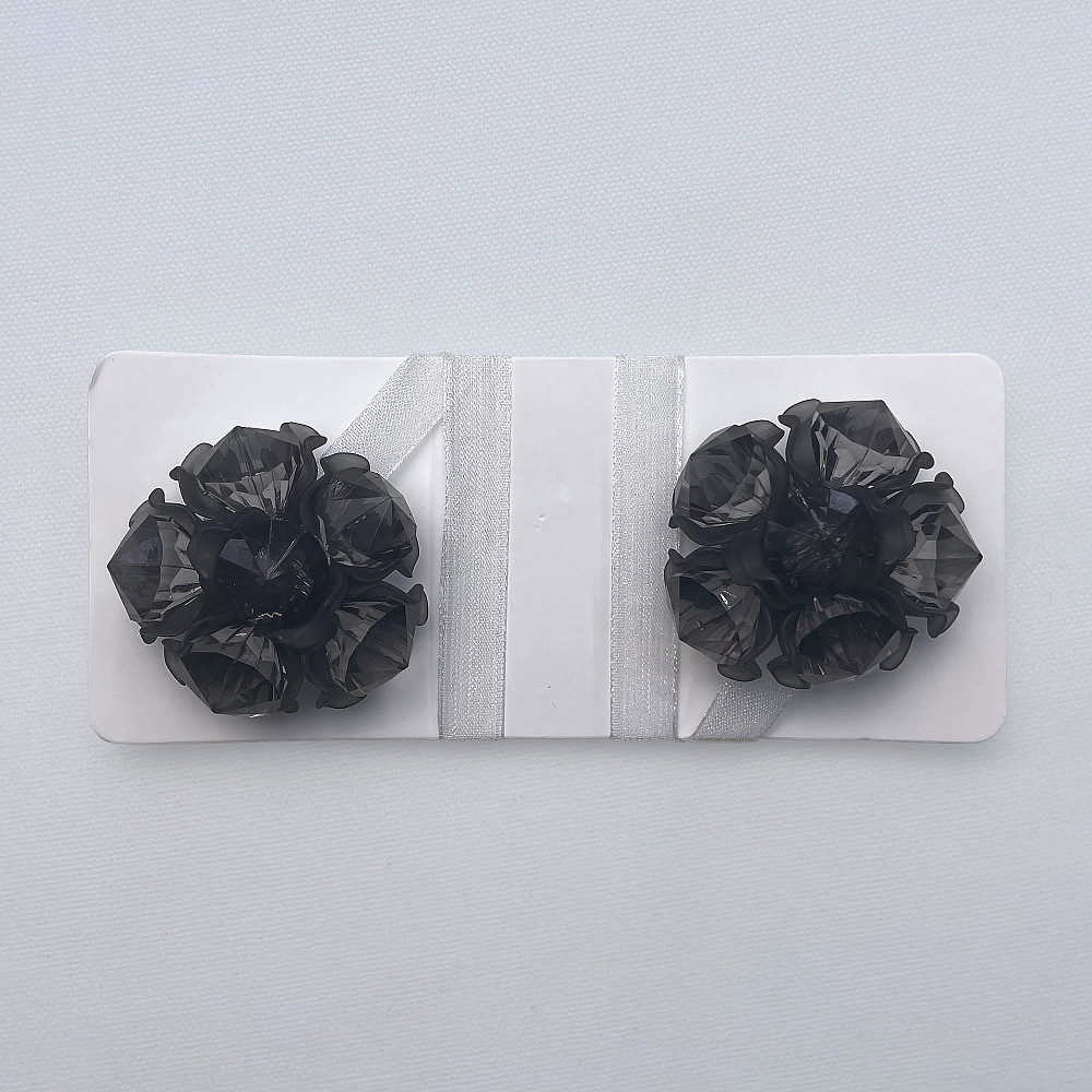 Магніти для штор і гардин Квітка набір 2 шт Чорний (81-310) Київ - фото 6