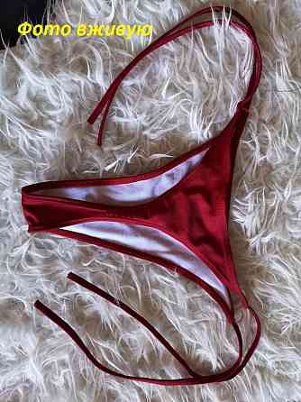 Трусики для купальника бікіні бордовий Київ