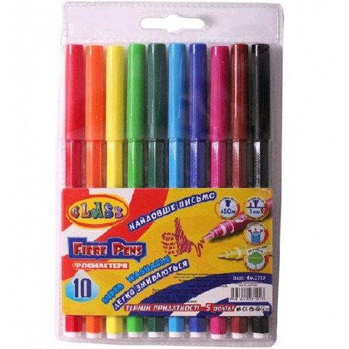 Фломастери "CLASS" PREMIUM 10кол 2710 довж.письма 450м, шт Київ - фото 1