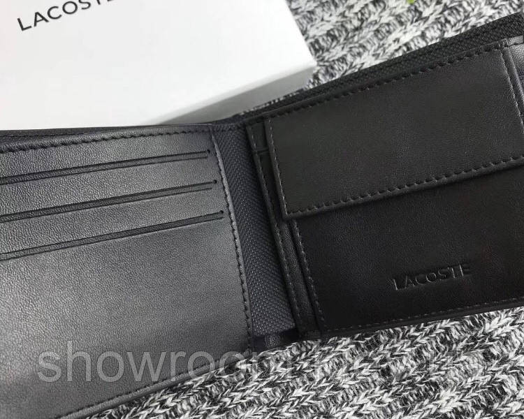 Чоловіче портмоне Lacoste (1712) подарункова упаковка Київ - фото 4