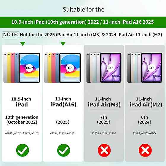 Фирменный чехол для iPad Air 5 2022/Air 4 2020 10.9/iPad 4-го поколения 10.9 / iPad Pro 11 2018 Днепр