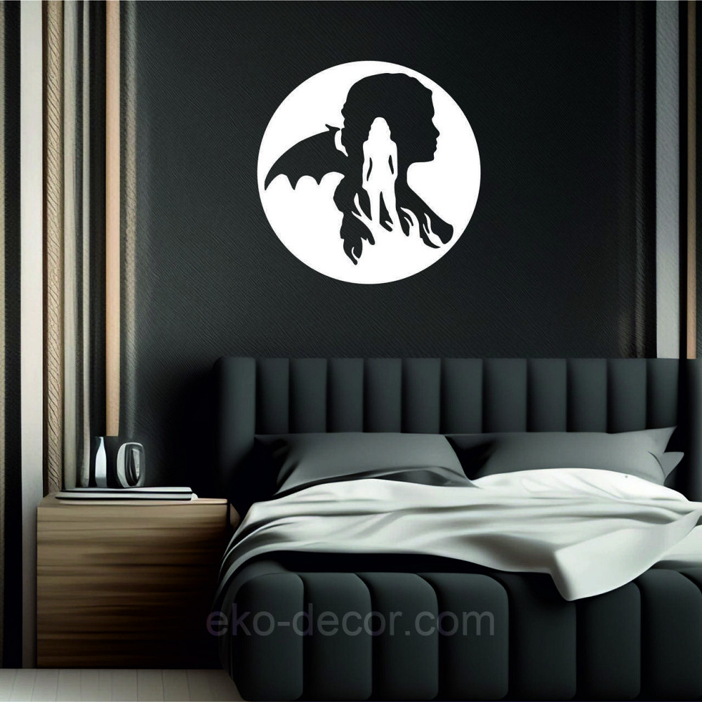 Декоративне настінне Панно «Ангел та Демон», Декор на стіну Київ - фото 2