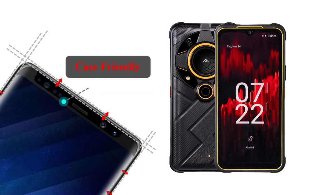 Защитное стекло HyperGlass Pro для AGM G2, G2 Guardian, G2 Pro – максимальная чувствительность и защита Киев - изображение 4