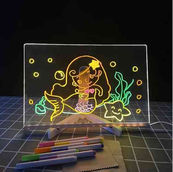 3d дошка-планшет для малювання 30x20см нічник AC Prof 4921 SBR Київ