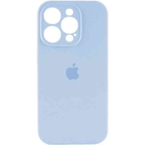 Силиконовый чехол для iPhone 15 Pro, цвет: Mist Blue Киев