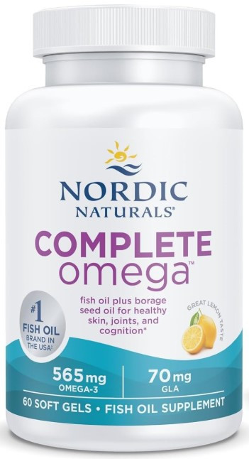 Омега 3 6 9 Nordic Naturals Complete Omega 1000 мг 60 капсул Лимон Київ - фото 1