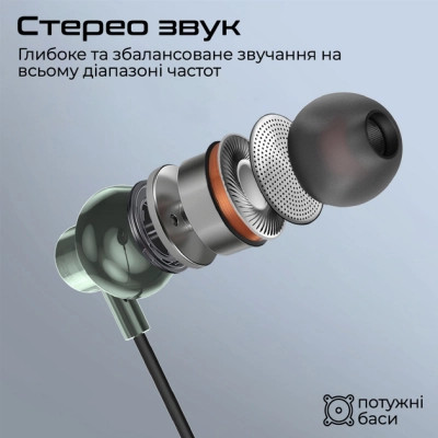 Навушники Promate Silken-C Grey (silken-c.grey) Вінниця - фото 3