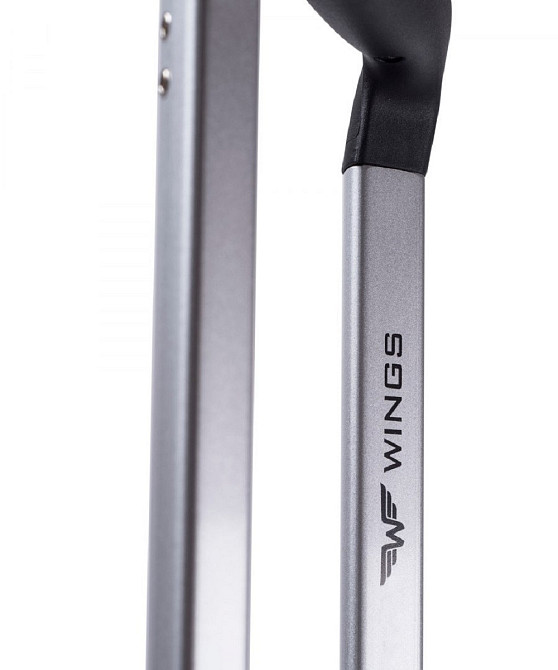 Чемодан пластиковый WINGS 147 большой 75 см желтый Киев - изображение 4