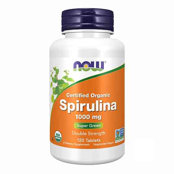 Cпирулина Now Foods Spirulina 1000 mg 120 таб Киев