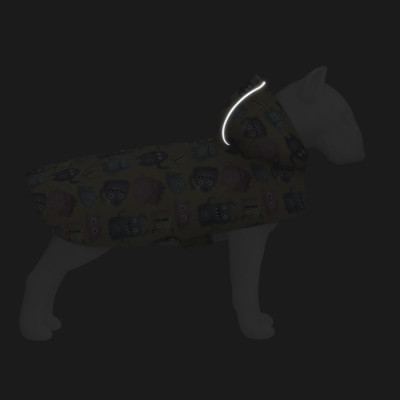 Дождевик для животных WAUDOG Clothes Накидка с капюшоном Мохнатые монстры M (357-4050) Винница - изображение 5