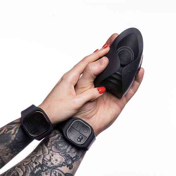 Іграшка для пар Hot Octopuss PULSE DUO LUX, пульсація+вібрація, використання без рук, 2 пульти Sex Aura Київ