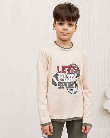 Пижама подростковая комплект со штанами на мальчика - Sport Tom John 89944 14-15 Киев