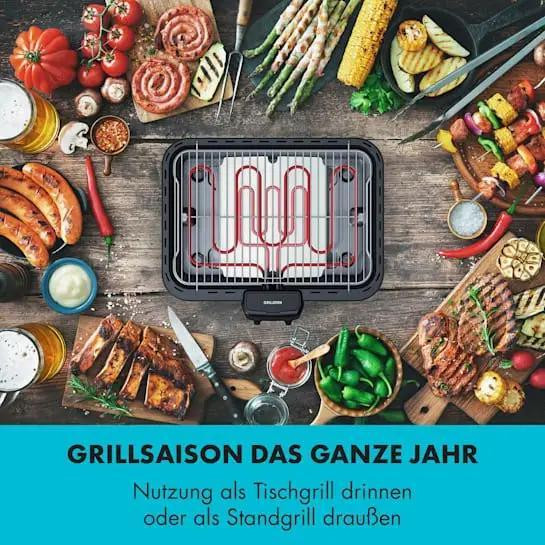 Электрический гриль Klarstein Grill core 1900 + 800 Вт двойной нагревательный элемент Германия Ровно - изображение 10