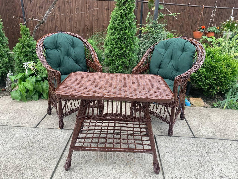 Мебель плетеная темно-коричневого цвета Киев - изображение 2