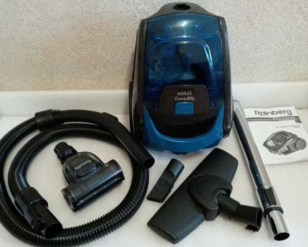 Пылесос без мешка Rainberg контейнерный 3700w. 2.5L+ турбо щётка. Киев - изображение 4