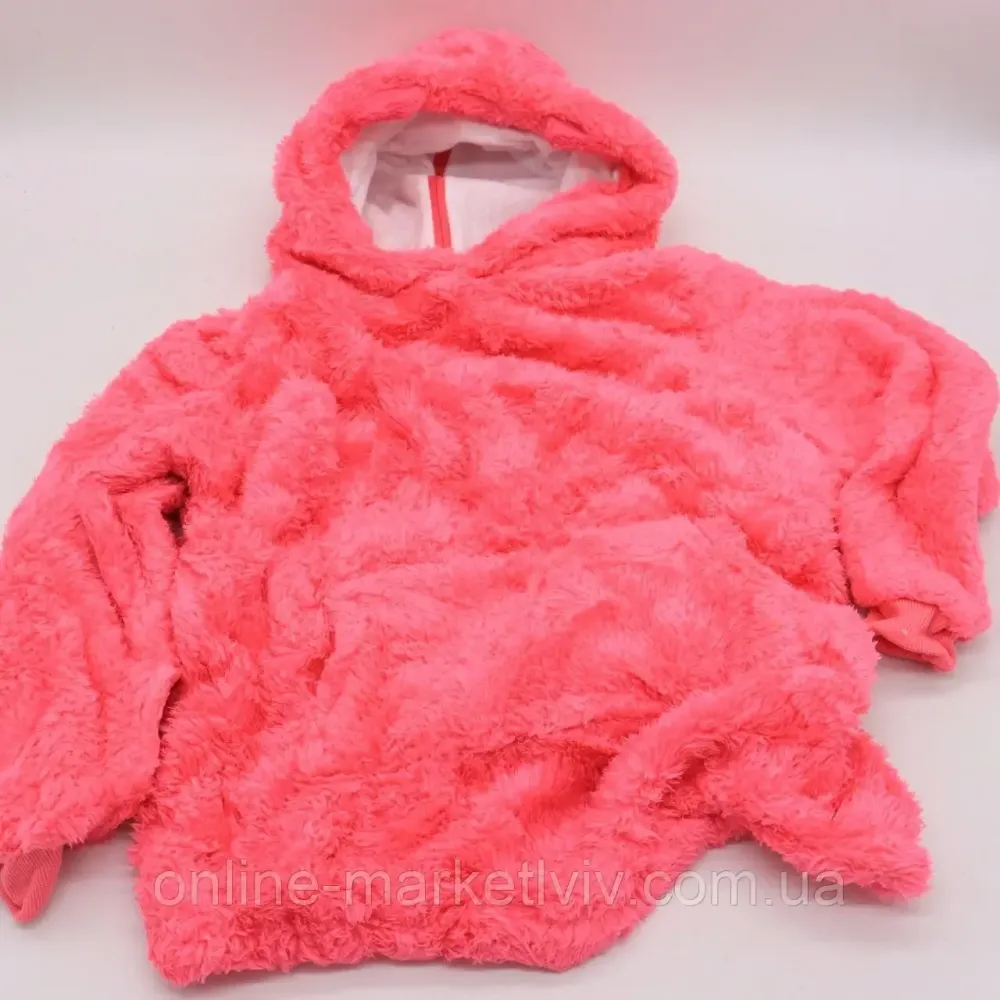 Дитяча толстовка-плед Huggle Pe,Hoodie,зріст до 140 см,Рожевий SBR Київ - фото 5
