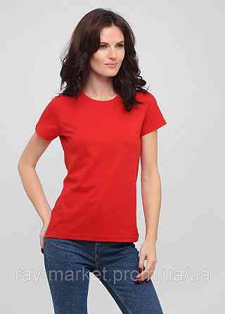 Футболка базовая Stedman Classic-T Unisex женская приталенная красная (ST2600-SRE) S Киев
