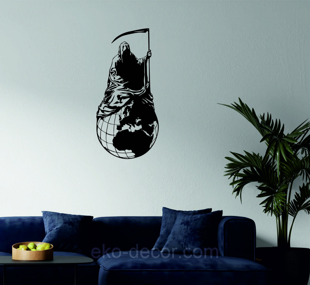 Декоративне настінне Панно «Смерть з косою», Декор на стіну Київ - фото 4