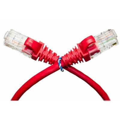Патч-корд 0.3м, UTP, cat.5e, CCA, red Ritar (PCR-CCA/0.3R) Винница - изображение 1