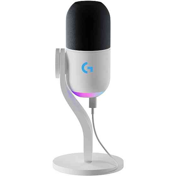 Мікрофон Logitech Yeti GX Dynamic RGB Gaming Mic with Lightsync Off White (988-000576) Білий Харків