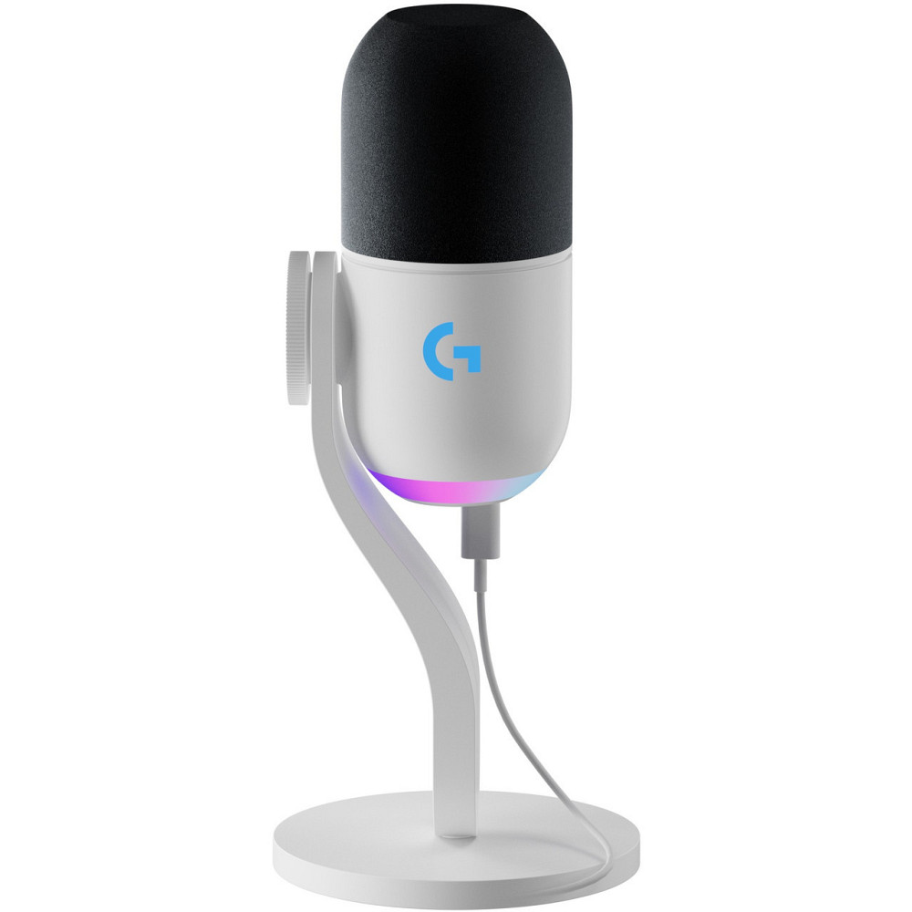 Мікрофон Logitech Yeti GX Dynamic RGB Gaming Mic with Lightsync Off White (988-000576) Білий Харків - фото 6