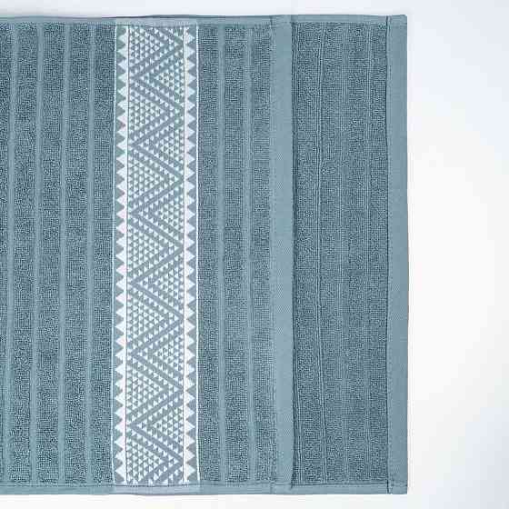 Махровий рушник для обличчя та рук Зіпп GM Textile 50х90см 500г/м2 (Світло-сірий) Суми