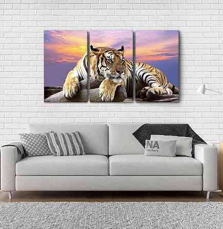 Модульна картина Тигр Аrt-209_3А Київ