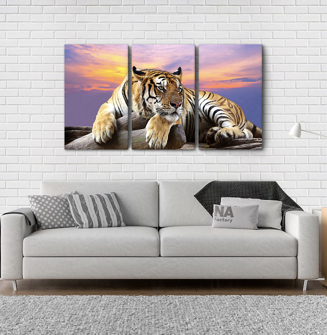 Модульна картина Тигр Аrt-209_3А Київ - фото 2