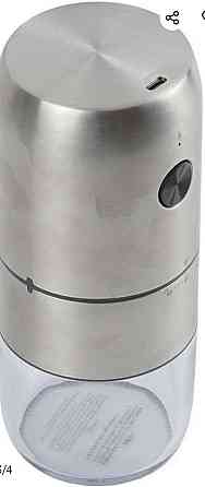 Електрична кавомолка з регулюванням помелу та зарядкою Type-C,ins564. Київ