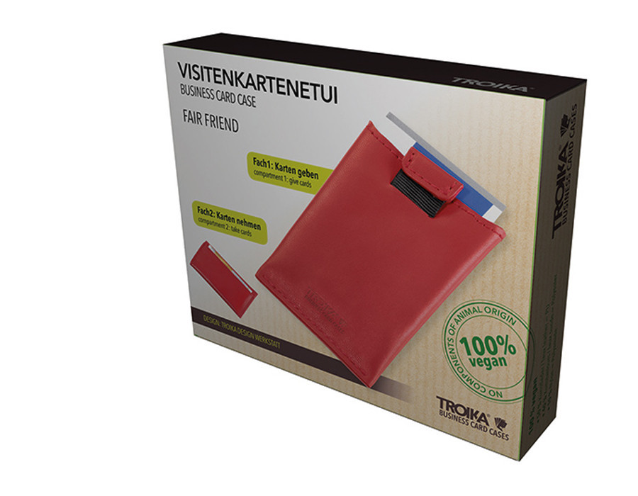 Визитница Troika Fair Friend, красная Ровно - изображение 2