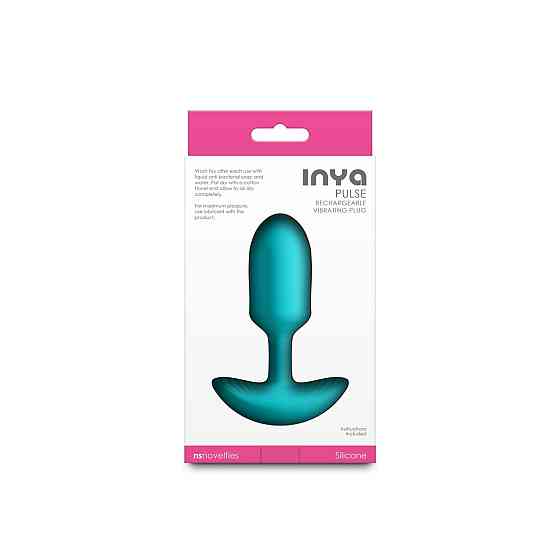 Анальна пробка із вібрацією NS Novelties INYA — Pulse — Teal Sex Aura Київ