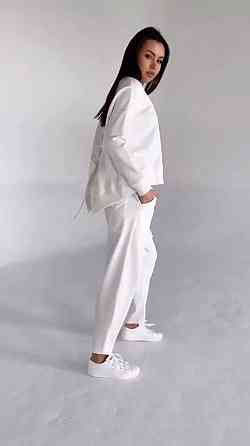 Жіночий повсякденний прогулянковий костюм двійка двонитка Одеса