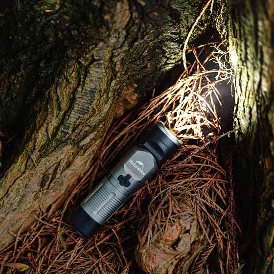 Фонарь с клипсой Naturehike CNK2450ZM013, черно-серый Киев