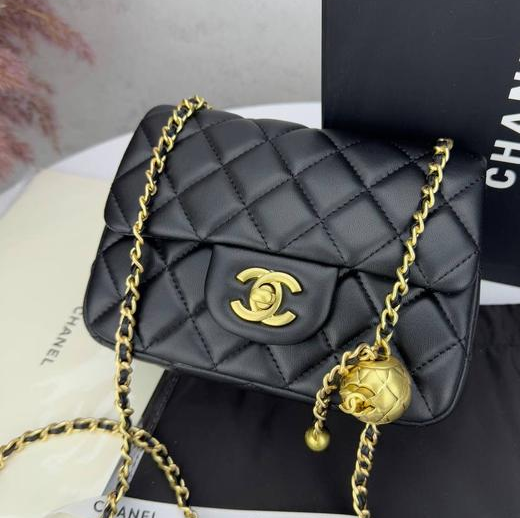 Сумка женская кожаная стеганая (Черный) Винница - изображение 4