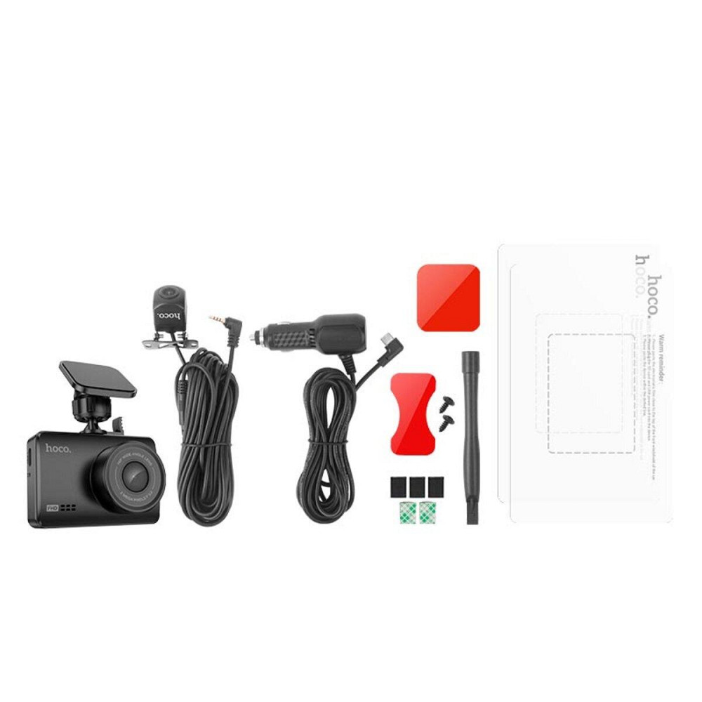 Відеореєстратор HOCO DV3 Driving recorder with display Black 6942007608183 Одеса - фото 6