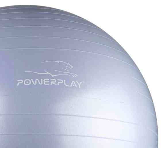 М'яч для фітнесу (фітбол) PowerPlay 4001 Ø75 cm Gymball Sky Blue + помпа Кам'янське