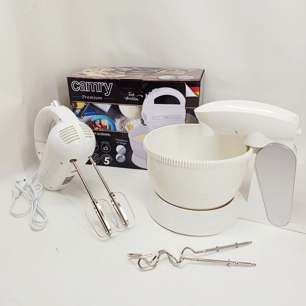 Миксер бытовой для кремов, Миксер нержавеющая сталь, Миксер для теста на пироги крем меда DP-87 Львов - изображение 3