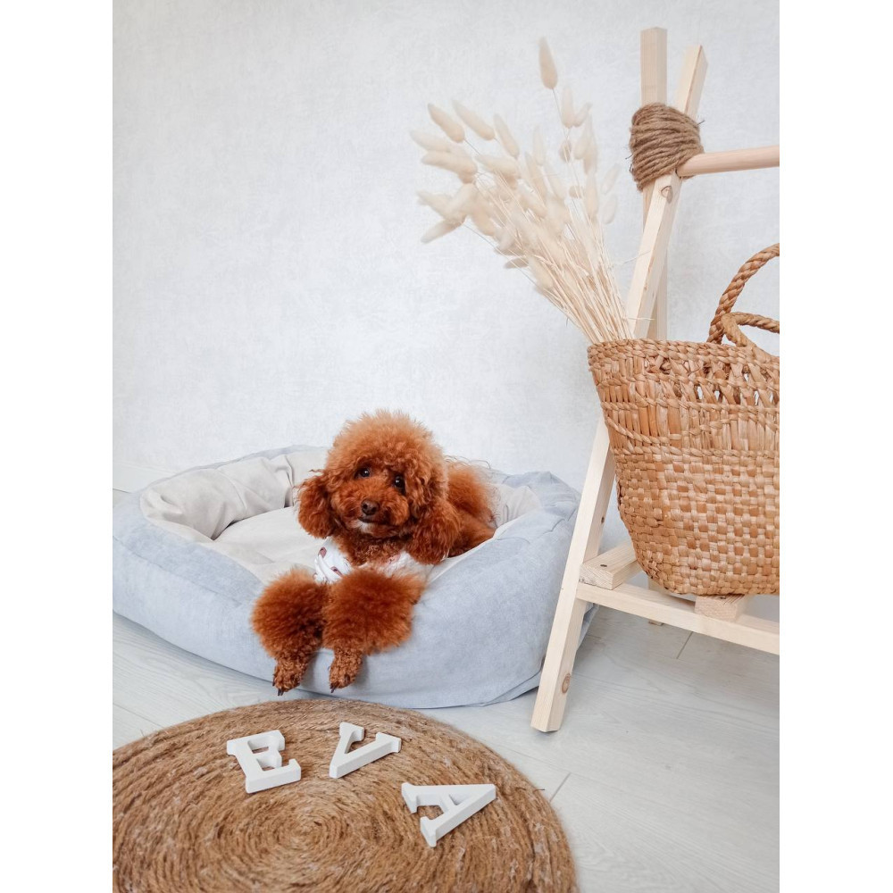 Лежак для собак и кошек Incor Donut серый M (65см) Киев - изображение 3