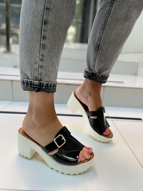 Seastar Шльопанці жіночі SEASTAR GG02 чорні (літо, еко-лак) (2582) 38р.39р.40р. Коломыя - изображение 4