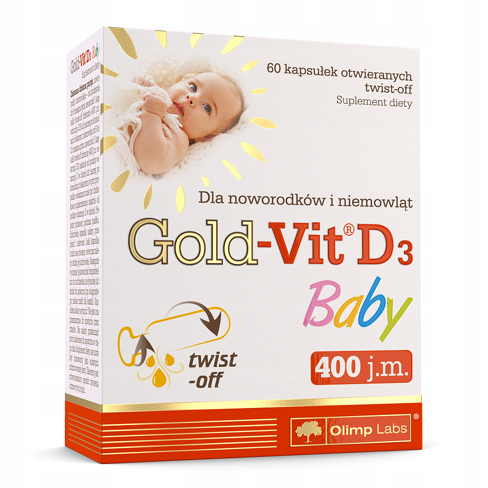 Витамин Д для детей Olimp Gold Vit D3 Baby 60 капсул Луцк - изображение 1