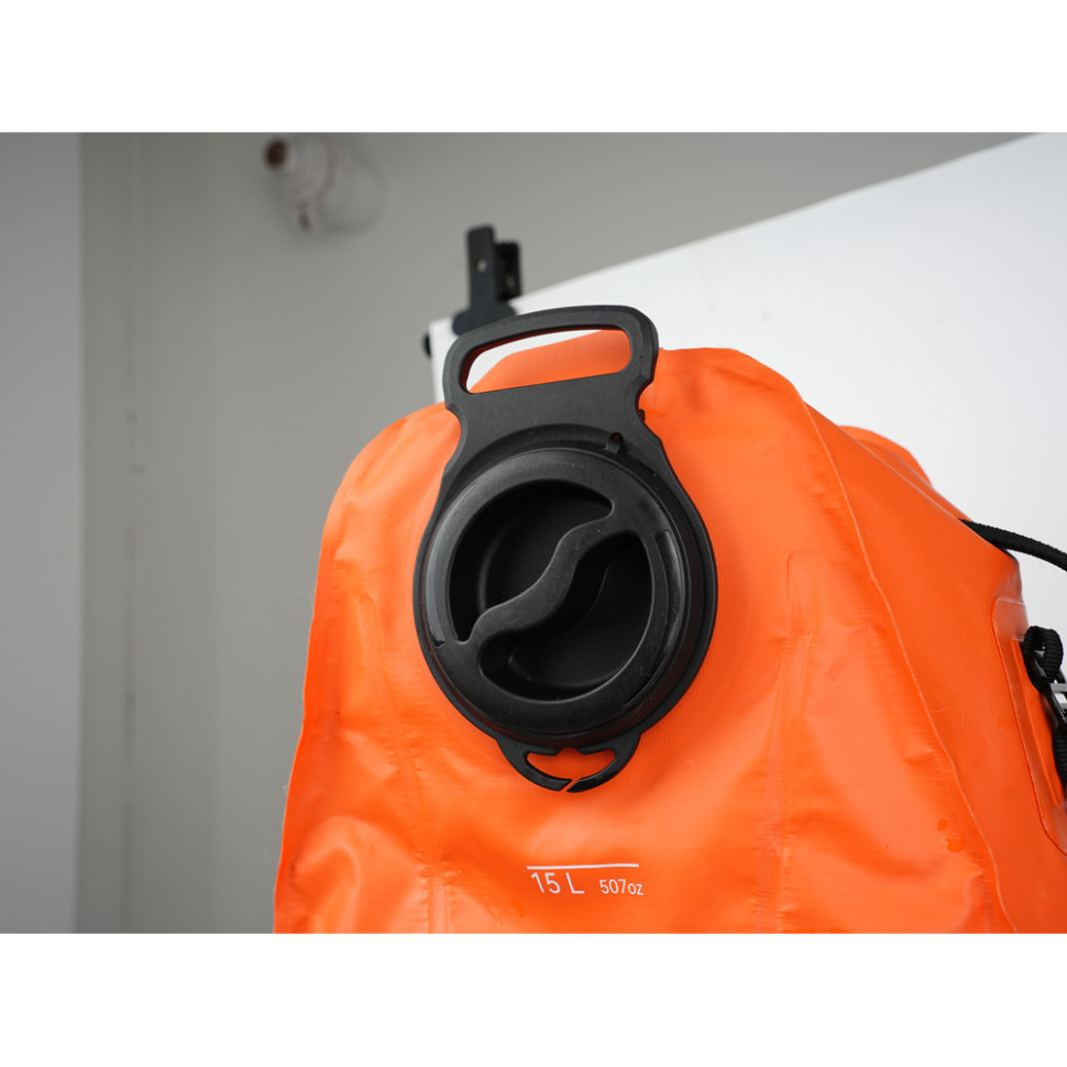 Душ портативний із ємністю та насосом Flextail Tiny Shower Bag, 20л, помаранчевий Киев - изображение 11