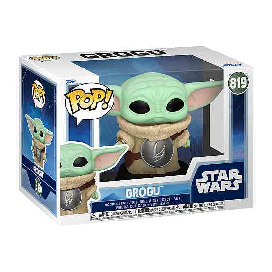 Ігрова фігурка Funko POP! серії Мандалорець - Ґроґу з бронею Брудорога Днепр