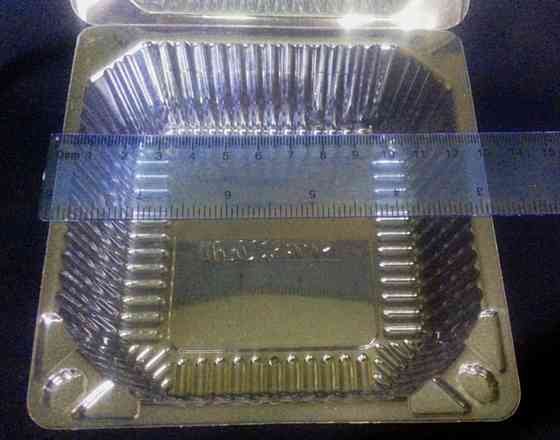 Блістер 130*130*76 мм Контейнер Харчової Одноразовий Корекс Павлоград