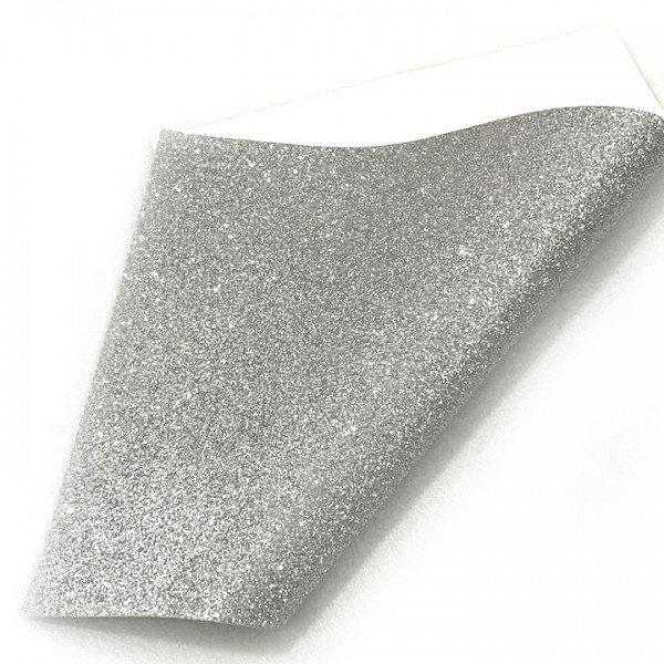 Штучна шкіра для рукоділля срібляста 10 аркушів Київ - фото 1